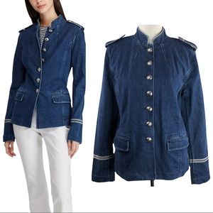 🆕 Ralph Lauren Bluestar Military Denim Jean Jacket